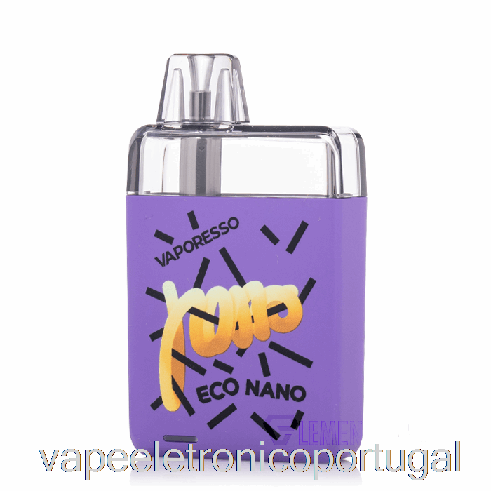 Vape Eletrônico Vaporesso Eco Nano Pod System Roxo Cremoso